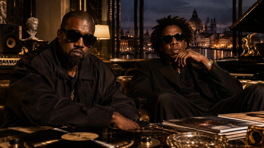 Kanye West e Jay-Z campionano Andrea Bocelli: “Living So Italian” riappare online dopo 15 anni