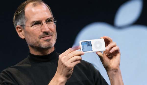 Presentazione di un iPod sul palco